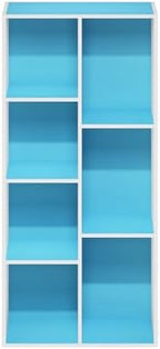 Furinno LUDER Book Shelf, 7-Cube Bookshelf, Bookcase - Image 7