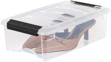 IRIS USA 10-Pack 6 Quart Storage Bins - Image 4