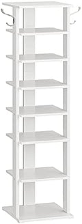HOOBRO 8 Tiers Vertical Shoe Rack, Wooden Shoe Storage Organizer by HOOBRO
