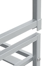 Simple Houseware 3-Tier Stackable Metal Panel Shoe Rack - Image 5