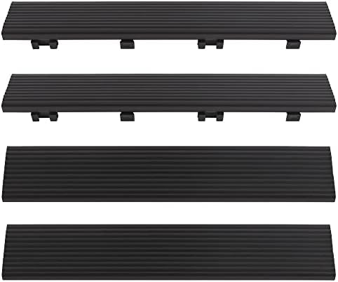NewTechWood 1/6 ft. x 1 ft. Quick Deck Composite Deck Tile Straight Fascia in - Image 2