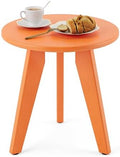 HDPS Outdoor Side Table, Small Round End Table by HOMENJOY