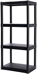 Plano 4-Shelf Plastic Storage Shelves, 48” x 23” x 14”, 200lb Capacity by PLANO%C2%AEOutdoors