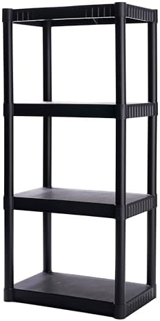 Plano 4-Shelf Plastic Storage Shelves, 48” x 23” x 14”, 200lb Capacity by PLANO%C2%AEOutdoors