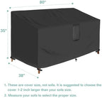 Outdoor Couch Cover Waterproof, 3-Seater Patio Sofa Furniture Covers - Image 5