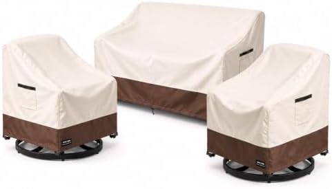 Patio Furniture Covers 3 Piece Set by UNARK
