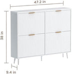 Shoe Cabinet Storage, Modern Freestanding Organizer - Image 2