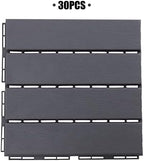 30PC Interlocking Deck Tiles, Waterproof Indoors Outdoor Flooring Tiles - Image 2