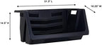 Mighty Tuff Heavy Duty Nesting Stack Bins, Extra-Large Handles, Wide Front - Image 2