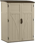Suncast Outdoor Storage Shed, Water Resistant Resin Vertical Outdoor Storage by Unknown