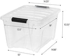 IRIS USA 6-Pack 32 Quart Storage Bins - Image 2