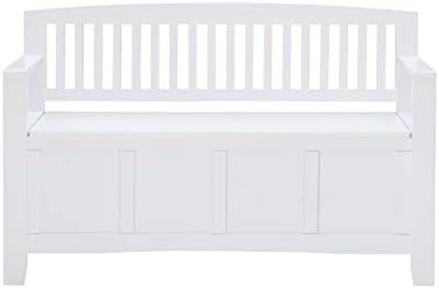 Cynthia White Storage Bench - Image 4