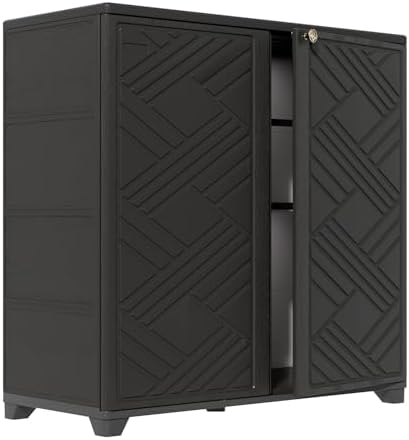 HOMSPARK Indoor/Outdoor Storage Cabinet by HOMSPARK