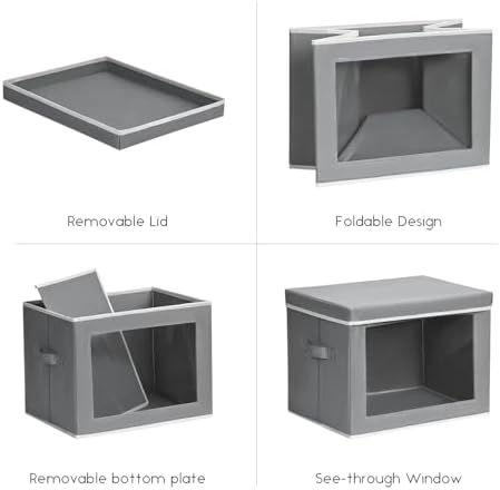 Homsorout Storage Bins with Lids - Image 7