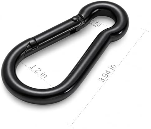 sprookber Stainless Steel Spring Snap Hook Carabiner - Image 2