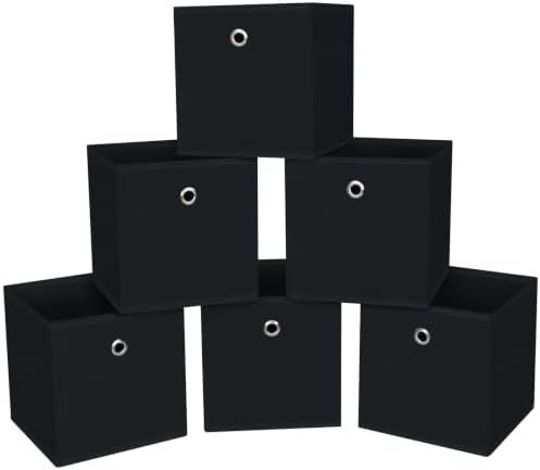 13x13x13 storage cube bins, collapsible fabric storage cubes Decorative storage by NieEnjoy