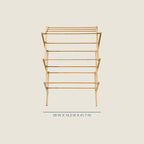 Gibson Home Riverrun Foldable Bamboo Drying Rack - Image 2