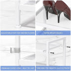 Expandable Shoe Rack for Closet, Shoe Storage - Image 5