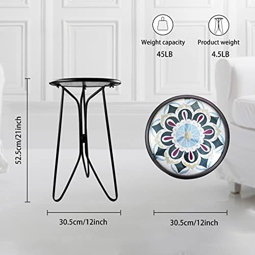 LIFFY Outdoor Side Table, Home Decorative Plant Stand & End Table Outside - Image 3