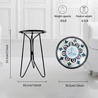 LIFFY Outdoor Side Table, Home Decorative Plant Stand & End Table Outside - Image 3