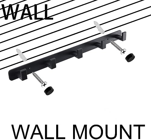 Coat Rack, Heavy Duty Stainless Steel 5 Tri Coat Hook Hanger, Wall Mounted Wall - Image 6