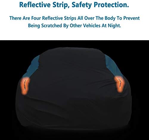 MORNYRAY Waterproof Car Cover All Weather Snowproof UV Protection Windproof - Image 7