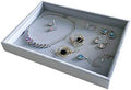 Stackable Tray Grey Velvet Premium Quality Jewelry Small Collections Organizer by SVEADISPLAY
