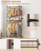 HOMIDEC Clothes Rack, 79.7" Double-Tier Clothing Rack - Image 5