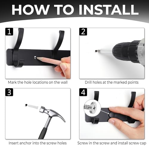 Wall Mount Coat Rack 1 Pack - Image 5
