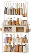 Transparent Purse Organizer for Closet, Handbag Storage Rack by Hayexiha