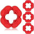 4 Packs 4-in-1 Multi-Size Deck Spacer Tool, 4 Thicknesses Deck Board Spacers by Dexspoeny