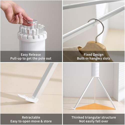 RFOUO Foldable Clothes Drying Rack Tripod - Image 5