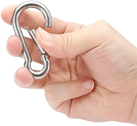 sprookber Stainless Steel Spring Snap Hook Carabiner - Image 4