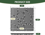 72 PCS Plastic Interlocking Deck Patio Tiles - Image 2