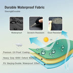 REDRICH 600D Heavy Duty Outdoor TV Cover or 49-50 inch TV, Upgraded Waterproof - Image 4