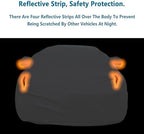 MORNYRAY Waterproof Car Cover All Weather Snowproof UV Protection Windproof - Image 4