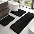 HUXMEYSON Bathroom Rugs Sets 3 Piece, Non-Slip & Quick Dry Bath Mat Set by HUXMEYSON