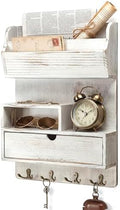 Rebee Vision Pine Wood Key Holder Wall Mount by REBEEVISION