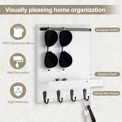 Key Holder Wall Mount, Key and Sunglasses Holder - Image 2