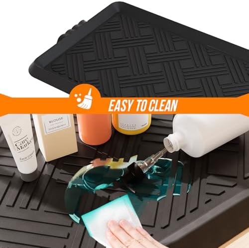 Rubber Boot Tray, Shoe Trays for Entryway, Versatile Boot Mat Tray - Image 7