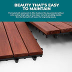 Bliss Outdoors 6-Slat Acacia Hardwood Deck Tiles - Image 5