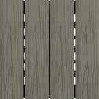 Interlocking WPC Decking Tiles – 12”x12” Outdoor Flooring, Waterproof & Durable - Image 2