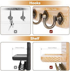 Key Holder for Wall, Mail Organizer Wall Mount - Image 5