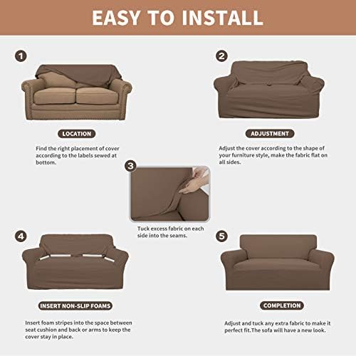 Easy-Going 100% Waterproof Couch Cover, 3 Cushion Oversized Sofa Cover - Image 5