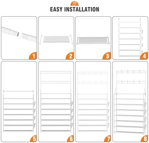 OYREL Shoe Rack 7 Tier Sturdy Shoe Racks Organizer - Image 6