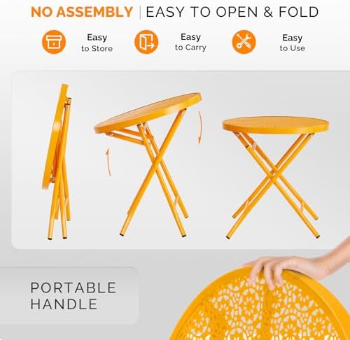 VINGLI Outdoor Folding Side Table - Image 6