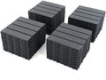 Plastic Interlocking Deck Tiles, 44 Pack Patio Deck Tiles, Patio Floor Decking by Fegherug