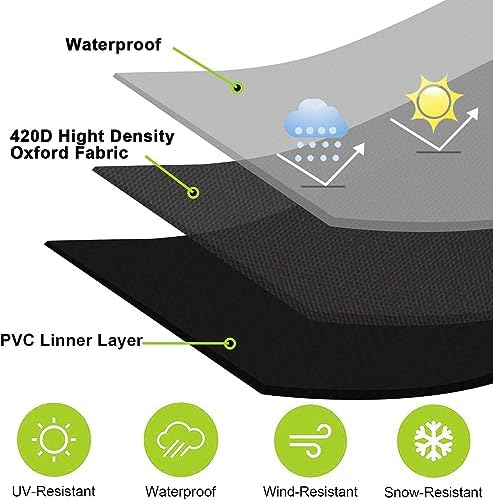 Waterproof Fire Pit Cover Rectangular - Image 6