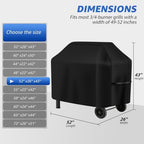 Perfect Grill Cover for Outdoor Grills Waterproof Rip-Proof Weather Resistant - Image 2