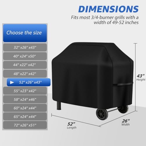 Perfect Grill Cover for Outdoor Grills Waterproof Rip-Proof Weather Resistant - Image 2